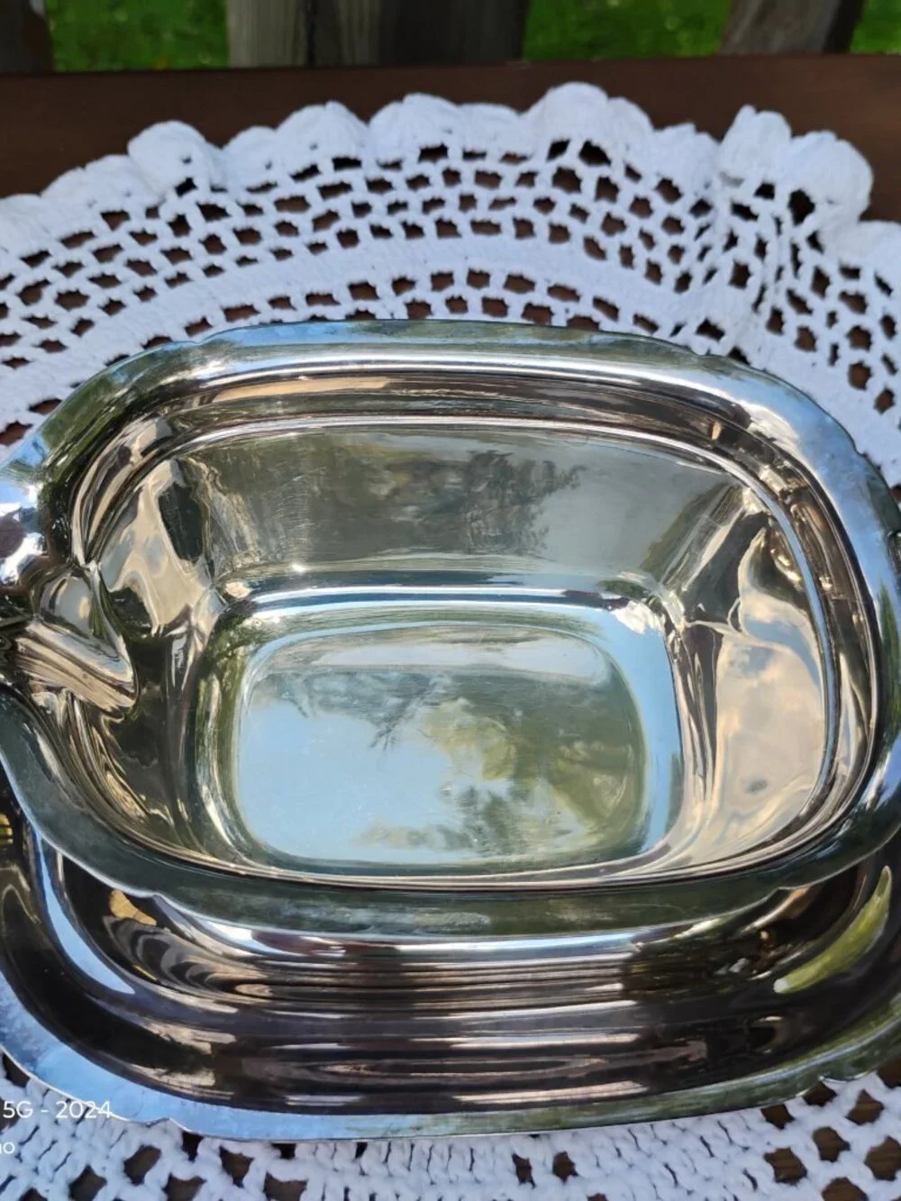 Reed and Barton Mayflower 5000 silver plated gravy boat with under plate made 19